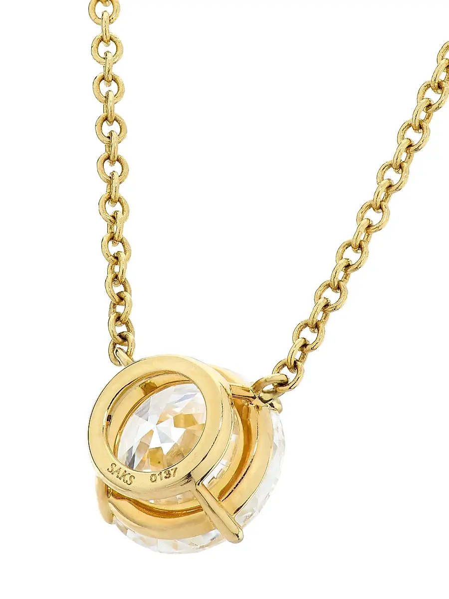 Diamonds at Saks Fifth Avenue Women's 18K Yellow Gold & 3.30 TCW Diamond Pendant Necklace | Thumbnail 5 Diamonds at Saks Fifth Avenue Women's 18K Yellow Gold & 3.30 TCW Diamond Pendant Necklace | Thumbnail 5