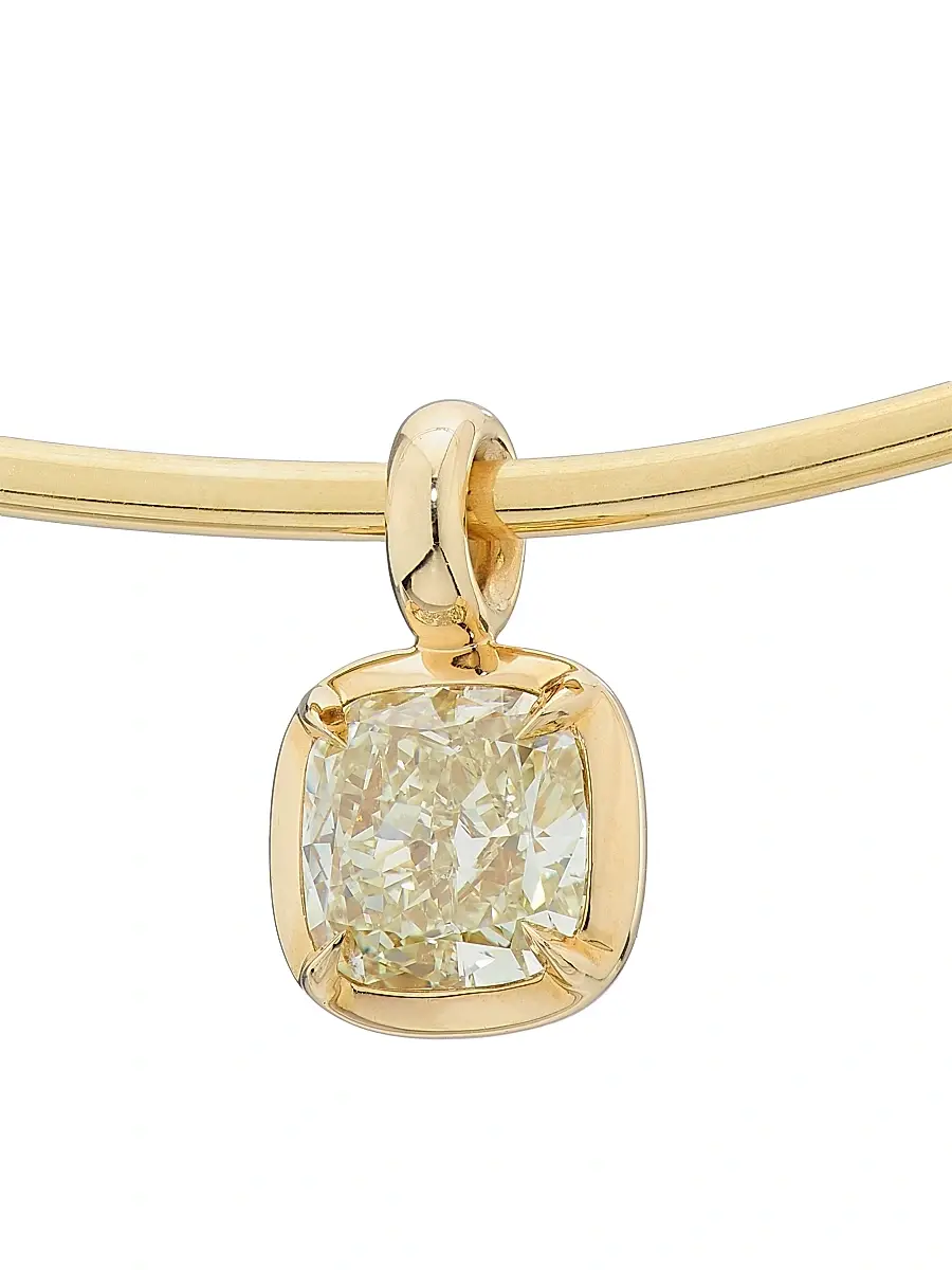 Diamonds at Saks Fifth Avenue Women's 18K Yellow Gold & 2.28 TCW Diamond Pendant Necklace | Thumbnail 4 Diamonds at Saks Fifth Avenue Women's 18K Yellow Gold & 2.28 TCW Diamond Pendant Necklace | Thumbnail 4