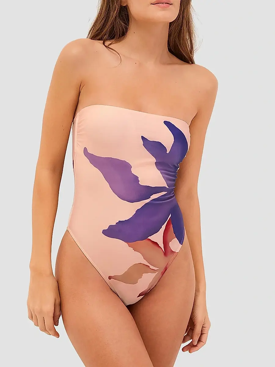 ViX by Paula Hermanny Women's Bianca Floral Brazilian-Cut One-Piece Swimsuit | Thumbnail 3 ViX by Paula Hermanny Women's Bianca Floral Brazilian-Cut One-Piece Swimsuit | Thumbnail 3