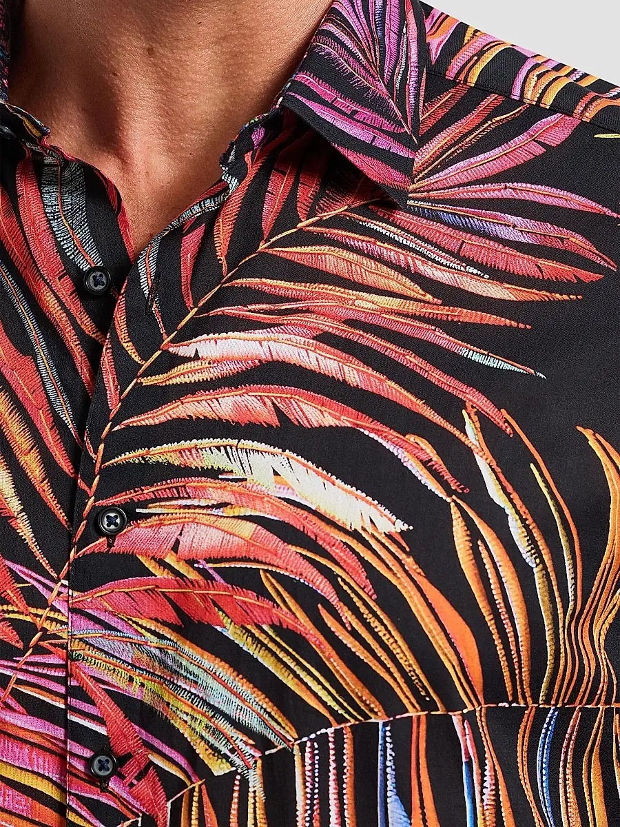 Robert Graham Men's Acai Printed Cotton Button-Front Shirt | Thumbnail 6 Robert Graham Men's Acai Printed Cotton Button-Front Shirt | Thumbnail 6