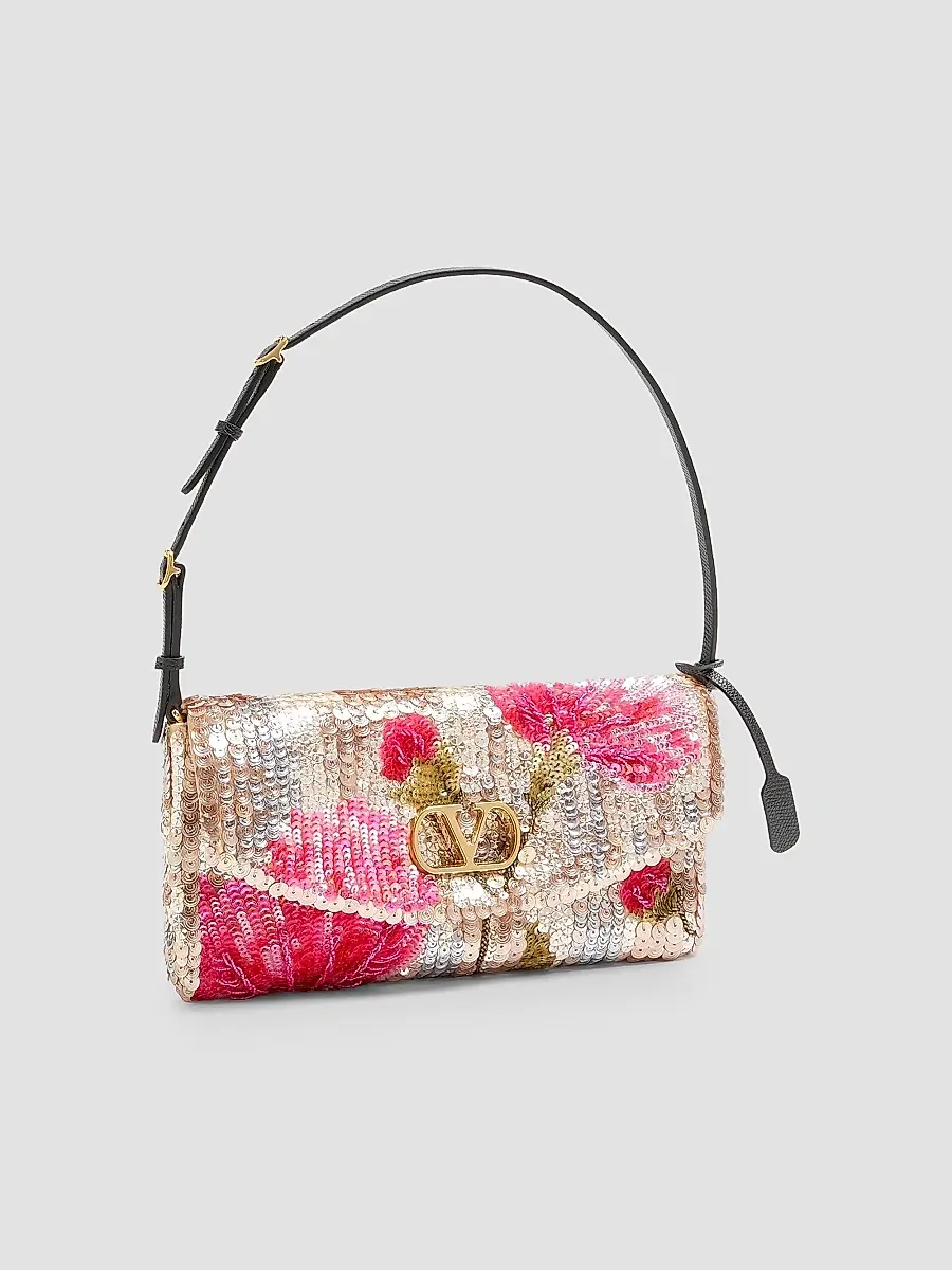 Valentino Women's Devain Small Embroidered Shoulder Bag | Thumbnail 2