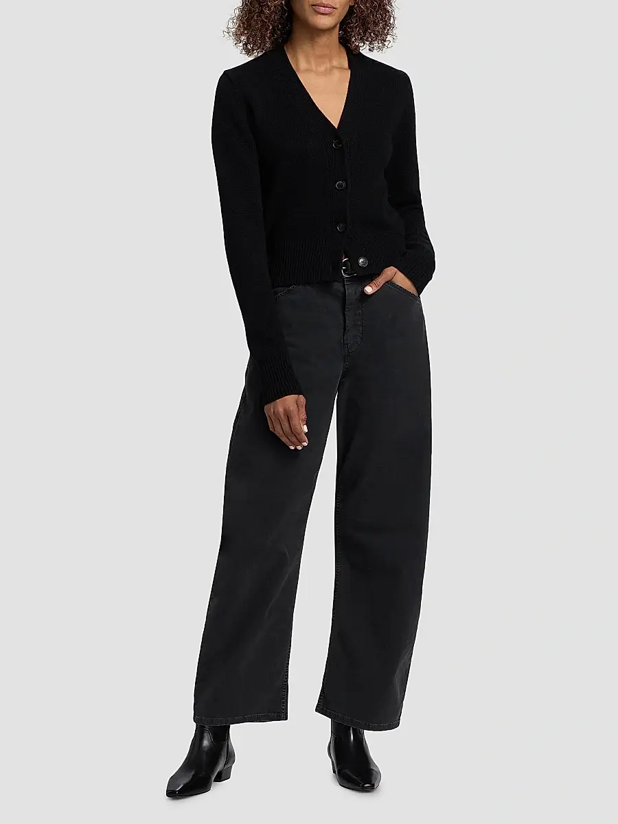 Nili Lotan Women's Charmaine V-Neck Cardigan | Thumbnail 2 Nili Lotan Women's Charmaine V-Neck Cardigan | Thumbnail 2