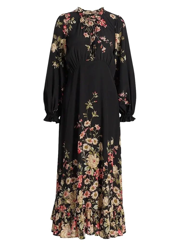 Women's Jolie Floral Print Midi-Dress