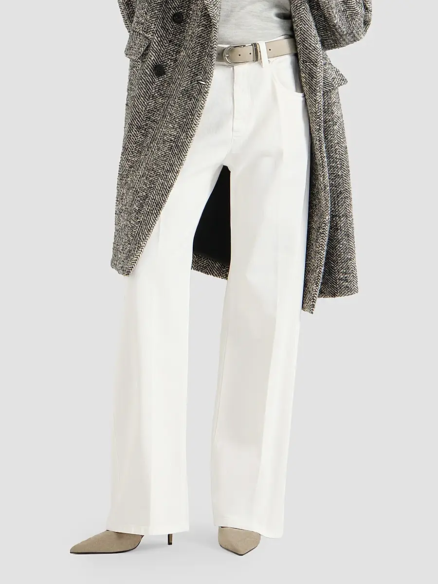 Brunello Cucinelli Women's Dyed Denim Contemporary Loose Jeans | Thumbnail 5 Brunello Cucinelli Women's Dyed Denim Contemporary Loose Jeans | Thumbnail 5