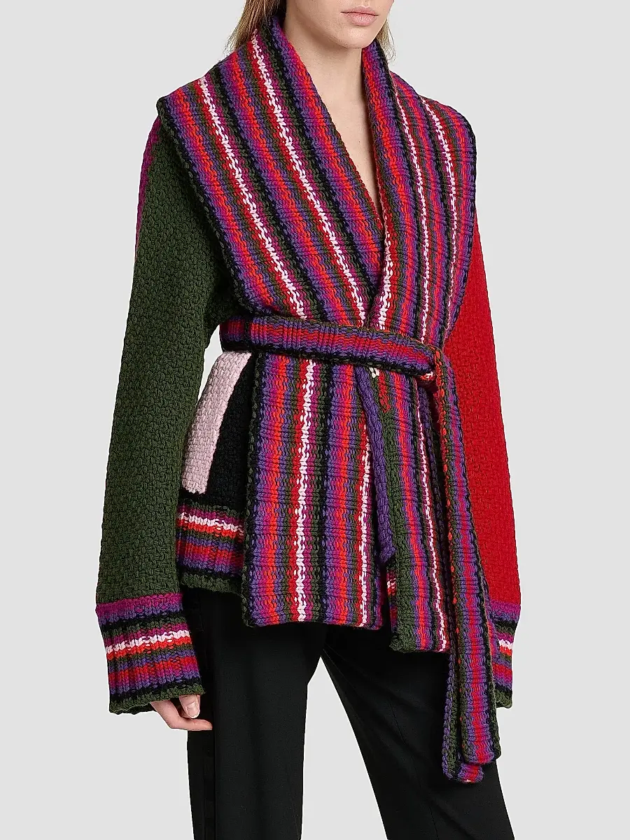 PUCCI Women's Passepartout Colorblocked Cardigan | Thumbnail 4 PUCCI Women's Passepartout Colorblocked Cardigan | Thumbnail 4