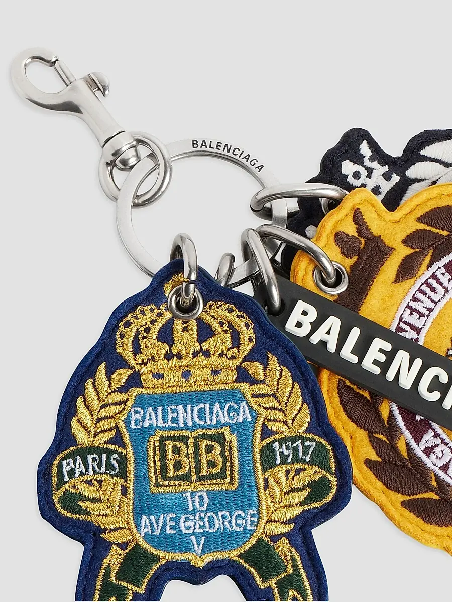Balenciaga Men's Keyring Charm Patches | Thumbnail 3 Balenciaga Men's Keyring Charm Patches | Thumbnail 3