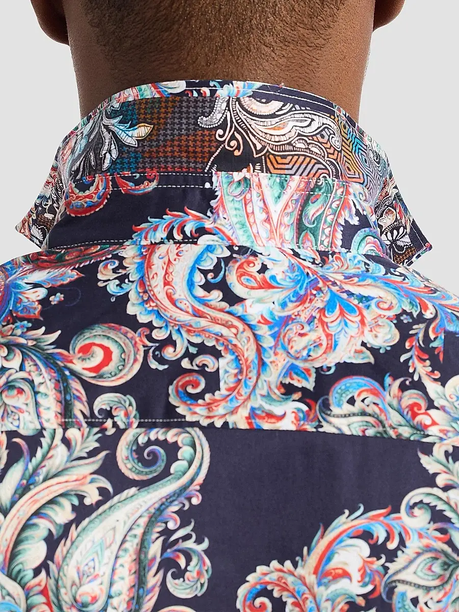 Robert Graham Men's Morningside Paisley Print Woven Shirt | Thumbnail 6 Robert Graham Men's Morningside Paisley Print Woven Shirt | Thumbnail 6