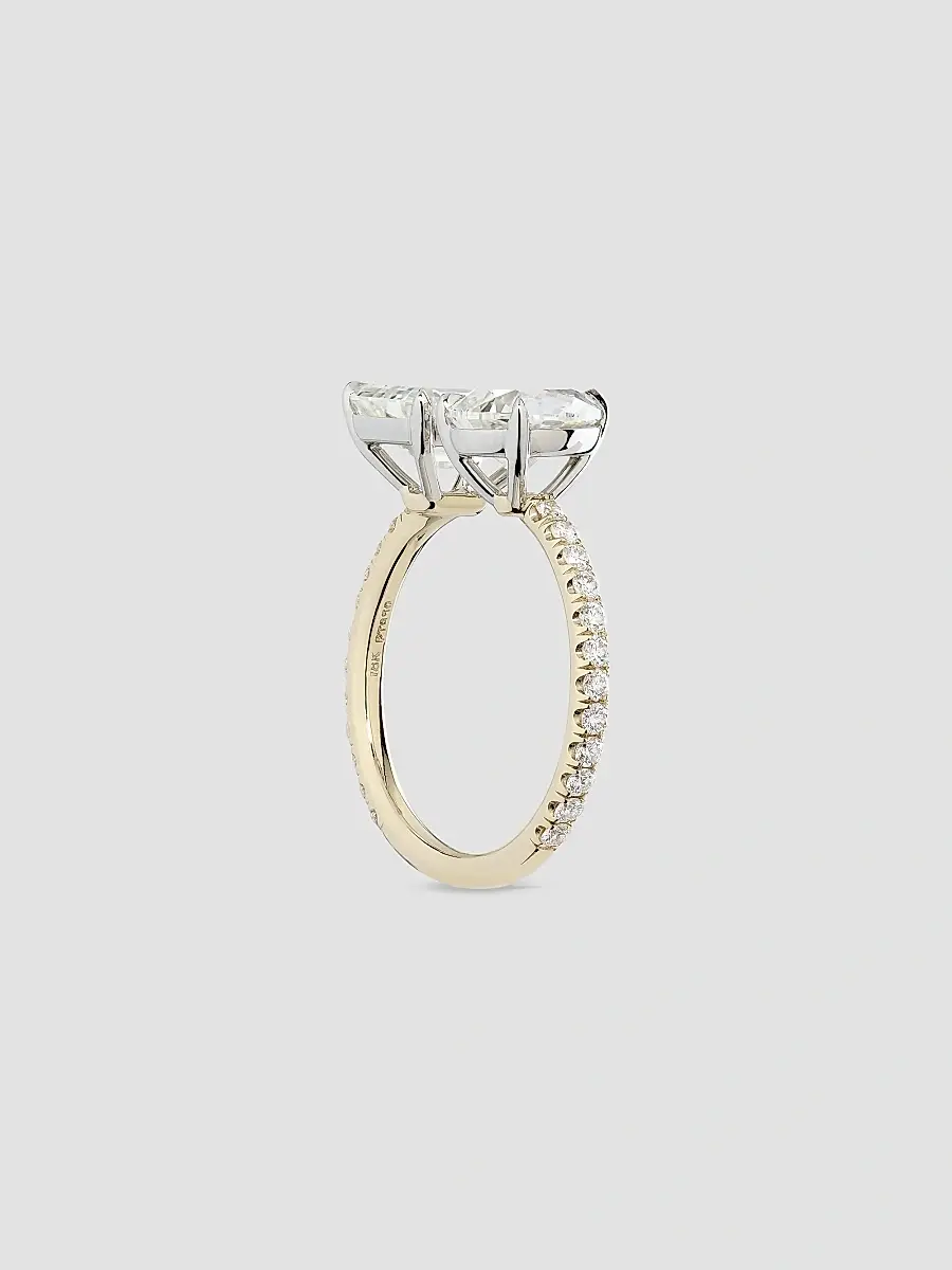 Diamonds at Saks Fifth Avenue Women's 18K Yellow Gold, Platinum & 3.82 TCW Diamond Toi Et Moi Ring | Thumbnail 4 Diamonds at Saks Fifth Avenue Women's 18K Yellow Gold, Platinum & 3.82 TCW Diamond Toi Et Moi Ring | Thumbnail 4