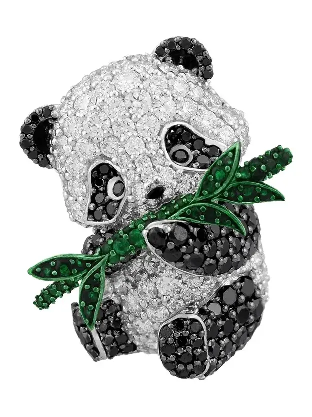 Ashna Mehta Diamond Panda Bag Charm