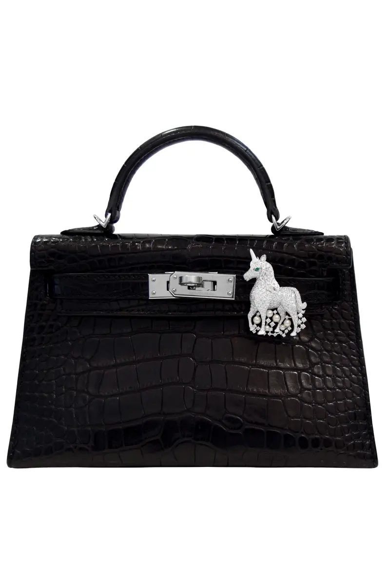 Ashna Mehta Diamond Unicorn Bag Charm | Thumbnail 4 Ashna Mehta Diamond Unicorn Bag Charm | Thumbnail 4