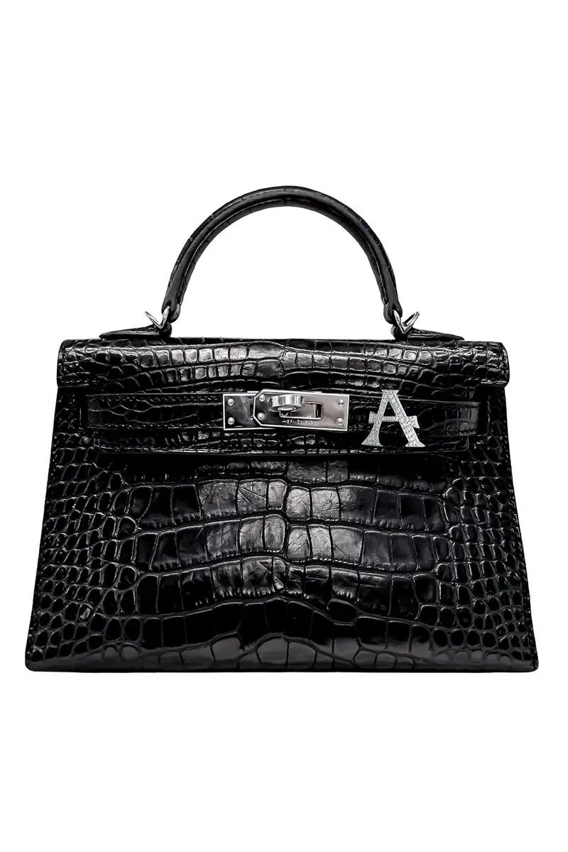 Ashna Mehta Diamond Initial Bag Charm - A | Thumbnail 2 Ashna Mehta Diamond Initial Bag Charm - A | Thumbnail 2