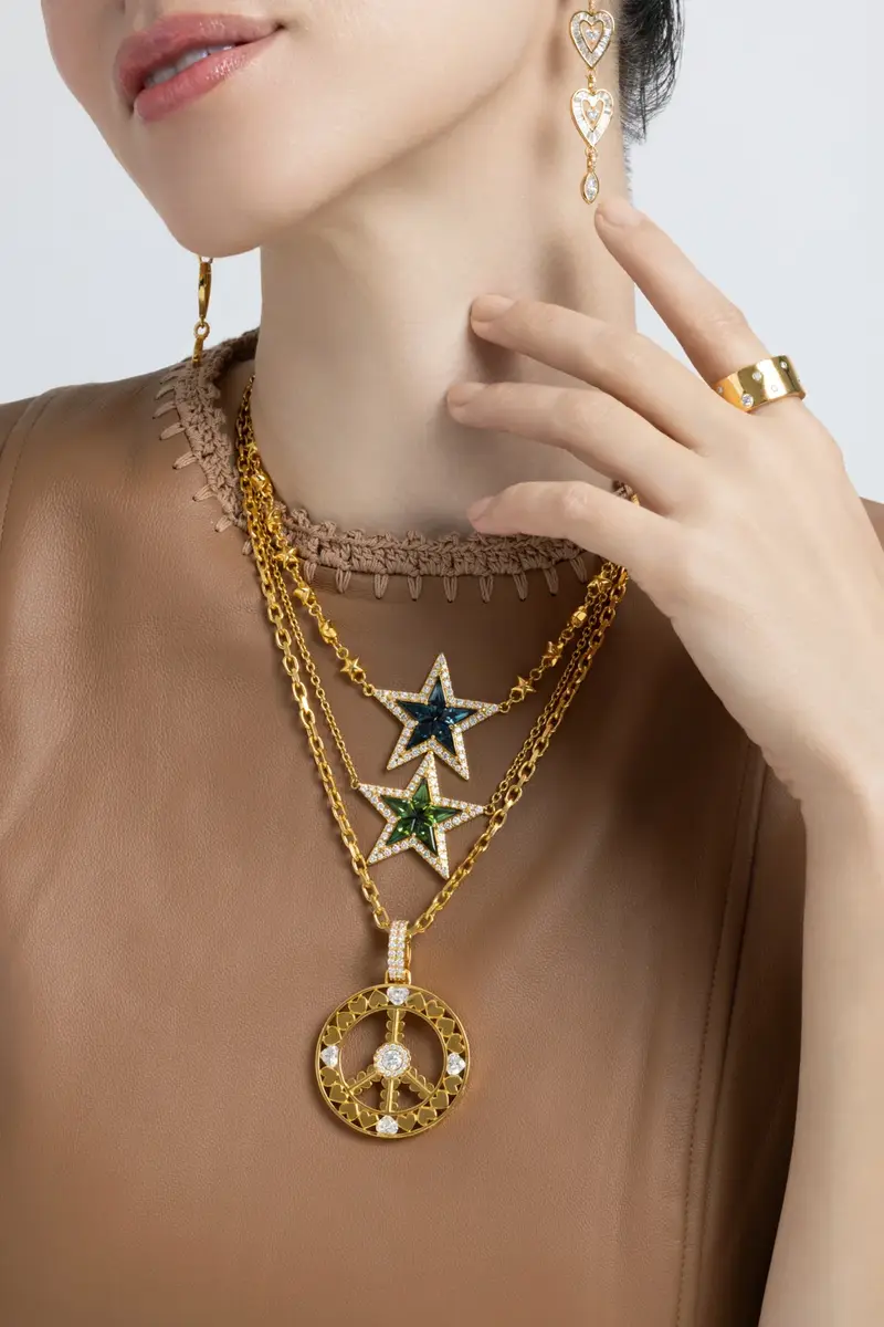 BUDDHA MAMA Diamond Cut Cable Chain Necklace - 18in | Thumbnail 3 BUDDHA MAMA Diamond Cut Cable Chain Necklace - 18in | Thumbnail 3