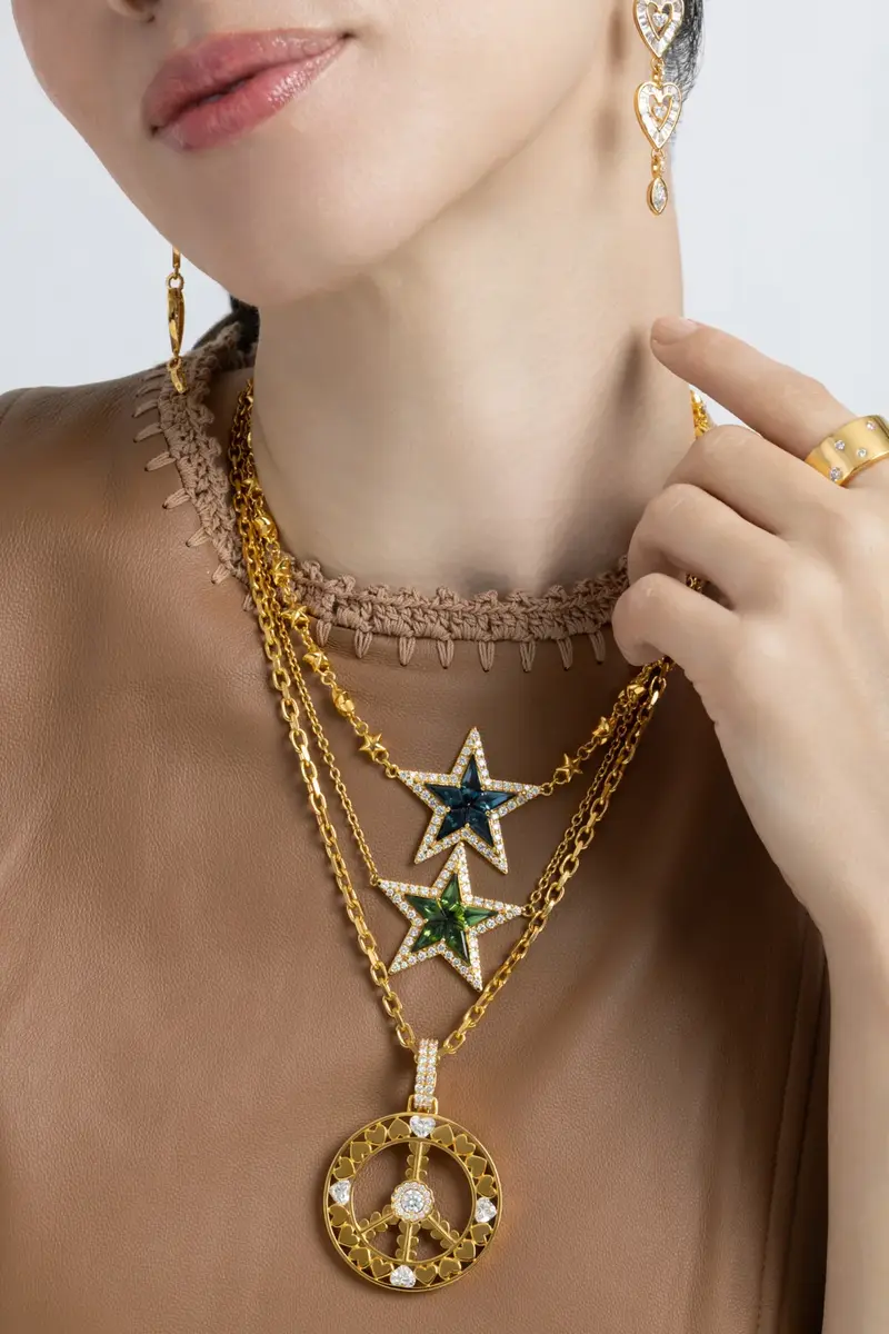 BUDDHA MAMA Diamond Cut Cable Chain Necklace - 18in | Thumbnail 4 BUDDHA MAMA Diamond Cut Cable Chain Necklace - 18in | Thumbnail 4