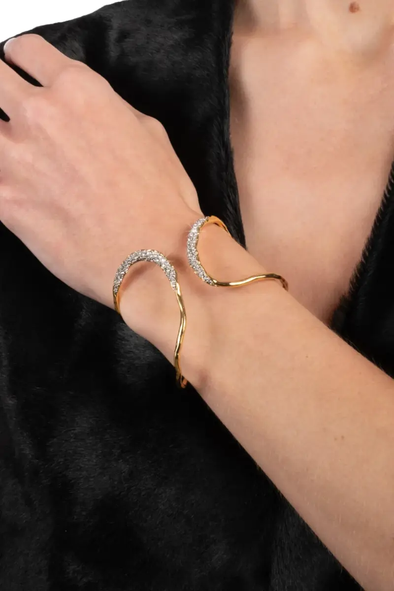 ALEXIS BITTAR Crystal Solanales Freeform Cuff Bracelet | Thumbnail 2 ALEXIS BITTAR Crystal Solanales Freeform Cuff Bracelet | Thumbnail 2