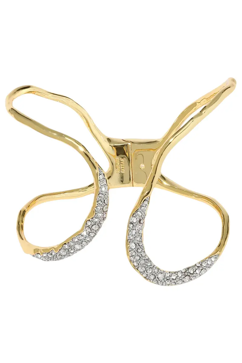 ALEXIS BITTAR Crystal Solanales Freeform Cuff Bracelet | Thumbnail 3 ALEXIS BITTAR Crystal Solanales Freeform Cuff Bracelet | Thumbnail 3