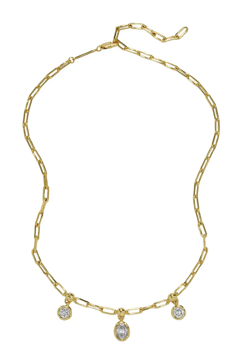 ALEXIS BITTAR Cubic Zirconia Asterales Petite Drop Necklace | Thumbnail 3 ALEXIS BITTAR Cubic Zirconia Asterales Petite Drop Necklace | Thumbnail 3