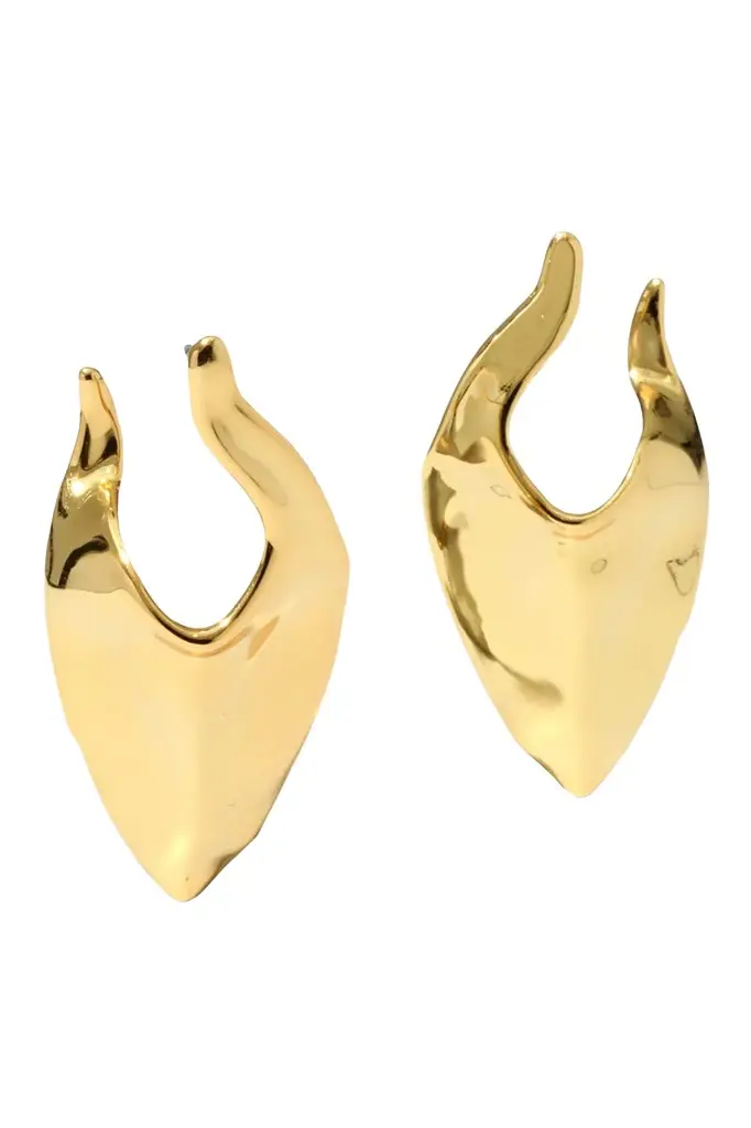 Molten Shield Earrings
