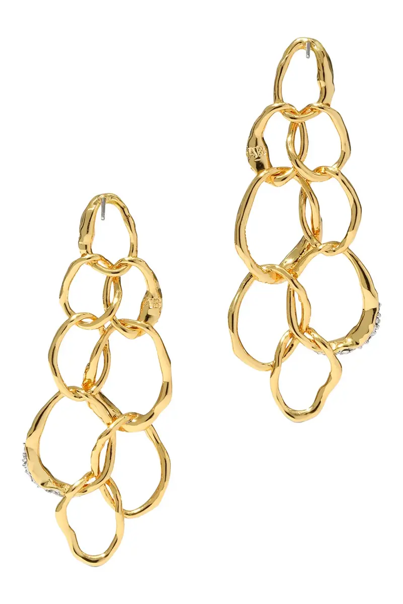 ALEXIS BITTAR Crystal Solanales Linked Orb Earrings | Thumbnail 3 ALEXIS BITTAR Crystal Solanales Linked Orb Earrings | Thumbnail 3