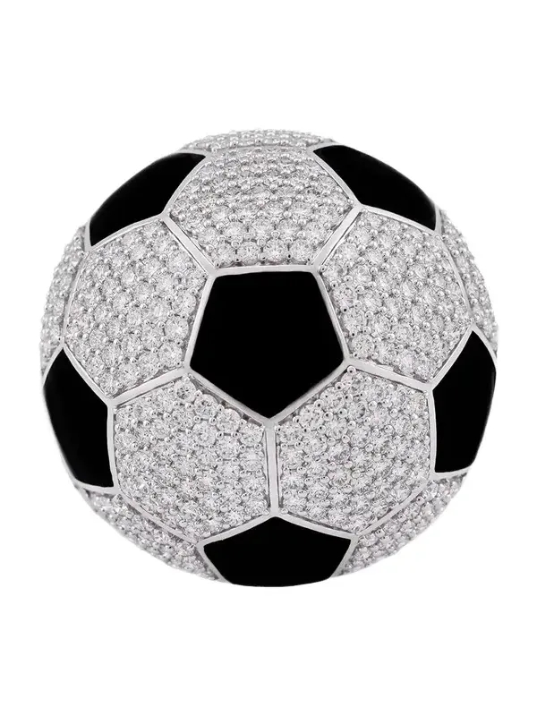 Ashna Mehta Diamond Soccer Ball Bag Charm
