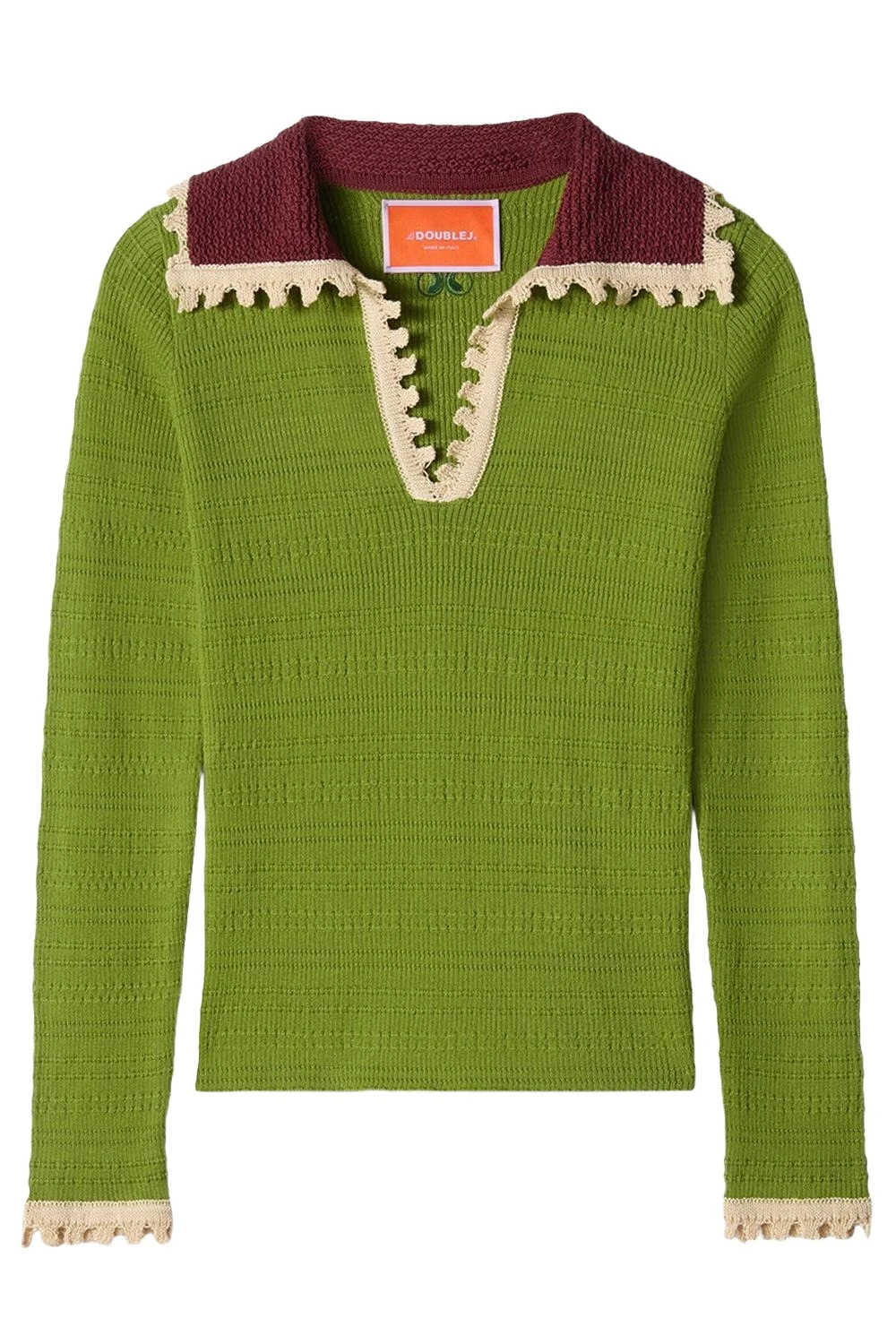 La DoubleJ Picket Polo Jumper