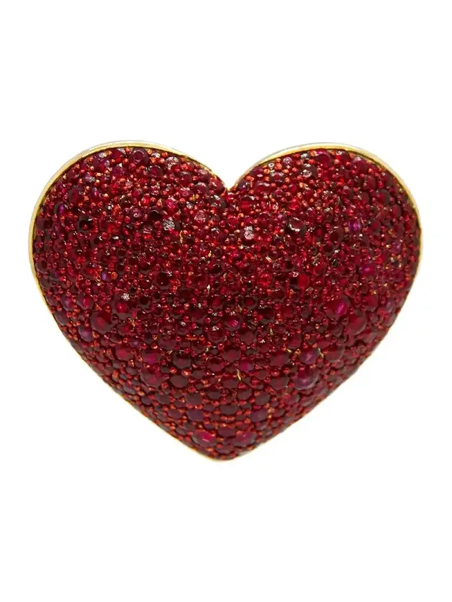 Ashna Mehta Ruby Heart Bag Charm
