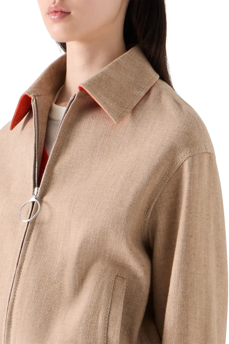 Akris punto Zippered Bomber Jacket | Thumbnail 4