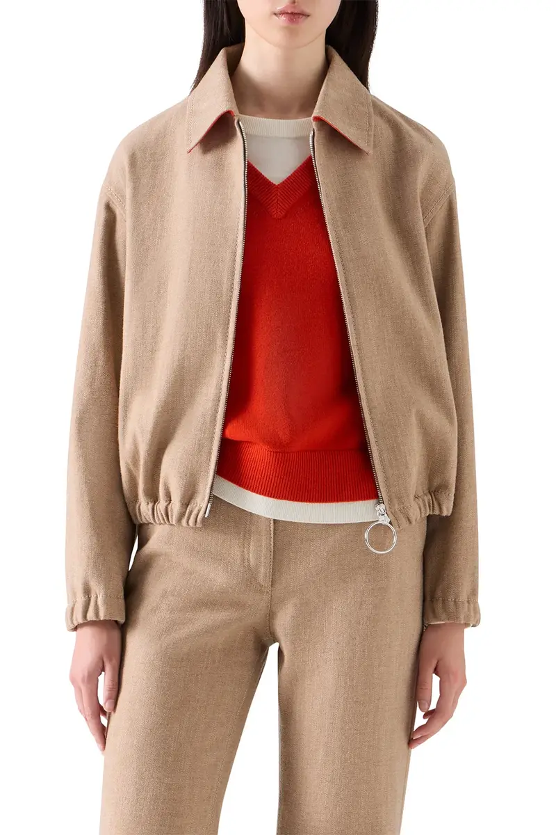 Akris punto Zippered Bomber Jacket | Thumbnail 5