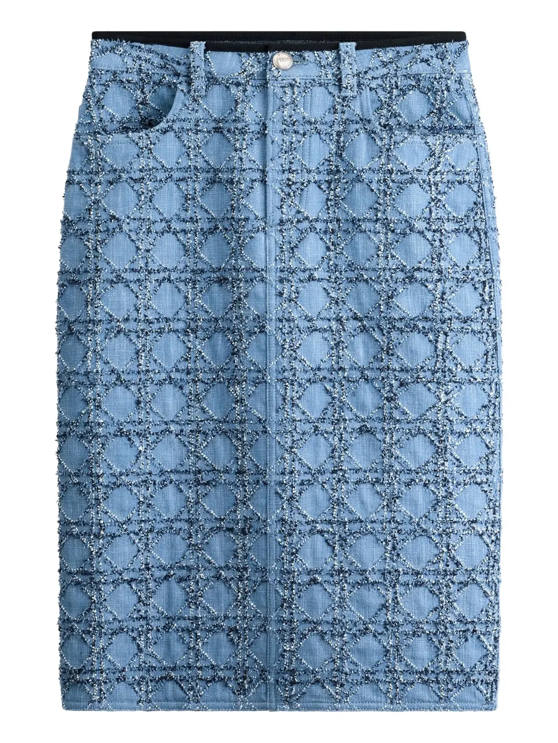 Dior Dioriviera Cannage Pencil Skirt