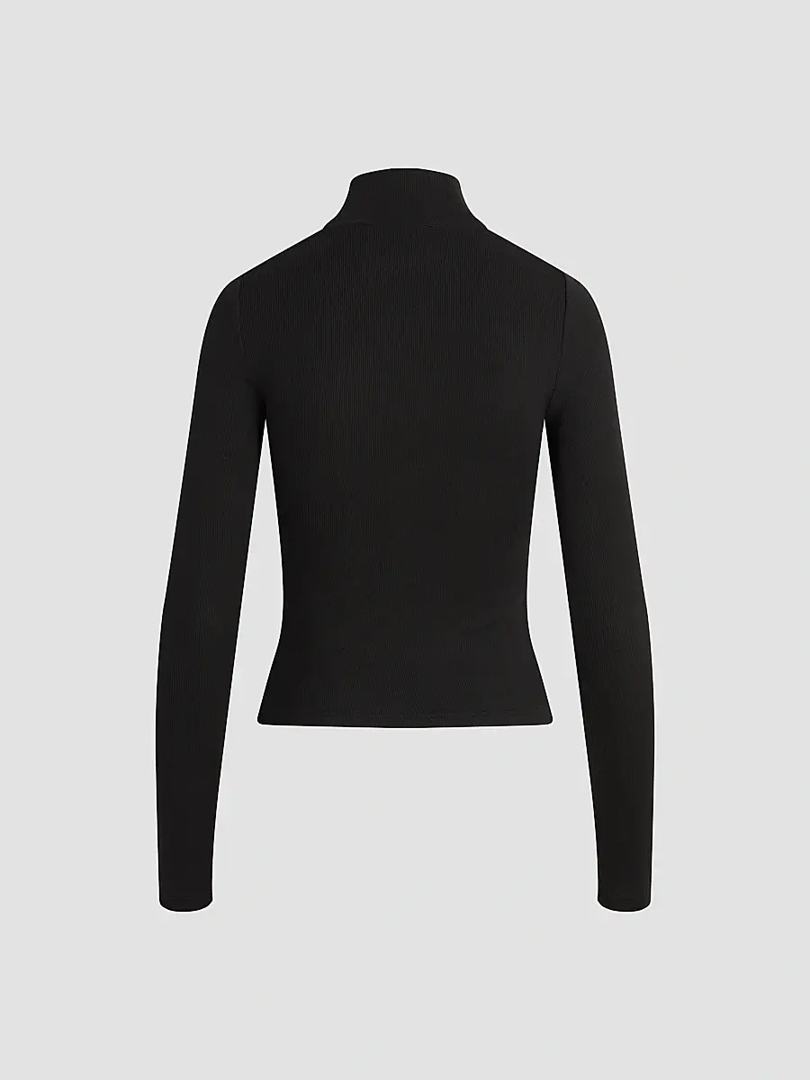 Favorite Daughter Women's Ribbed Turtleneck Top | Thumbnail 6 Favorite Daughter Women's Ribbed Turtleneck Top | Thumbnail 6