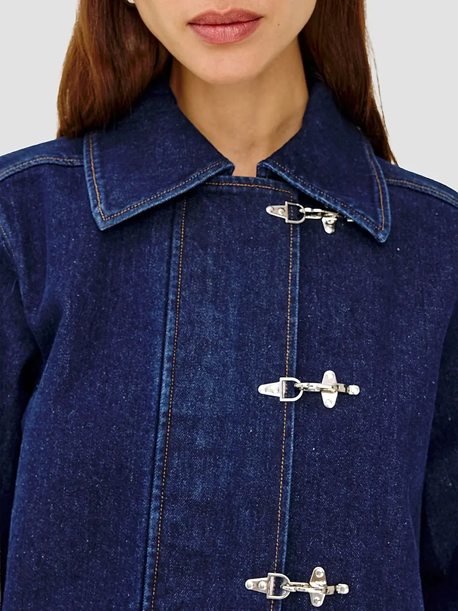 RAILS Women's Brooke Denim Toggle Jacket | Thumbnail 5