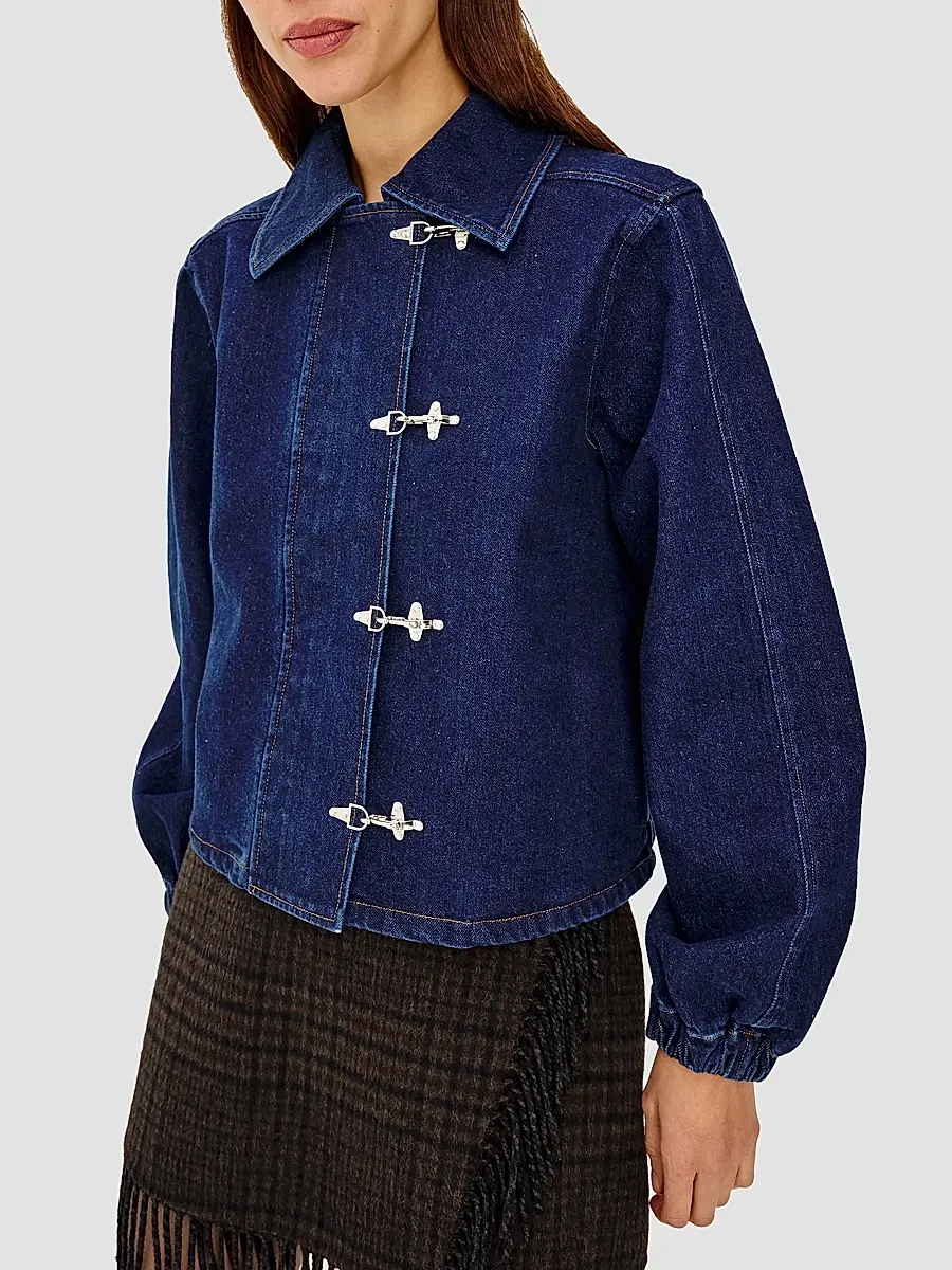 RAILS Women's Brooke Denim Toggle Jacket | Thumbnail 6