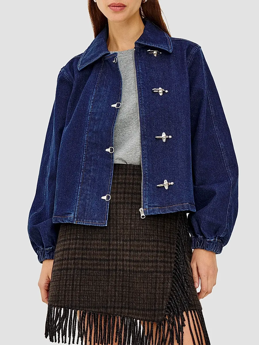 RAILS Women's Brooke Denim Toggle Jacket | Thumbnail 7