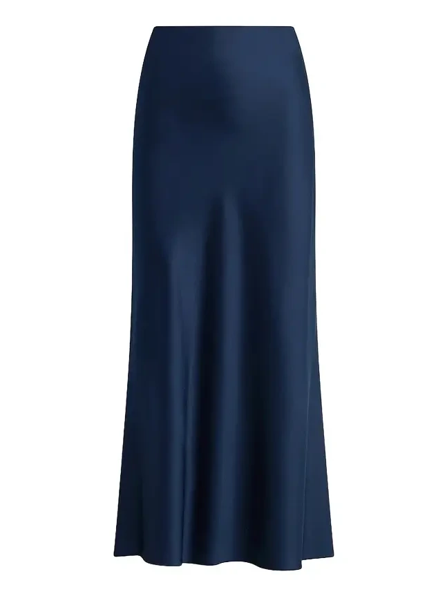 Women's The Favorite Silk-Blend Satin Midi Skirt Women's The Favorite Silk-Blend Satin Midi Skirt