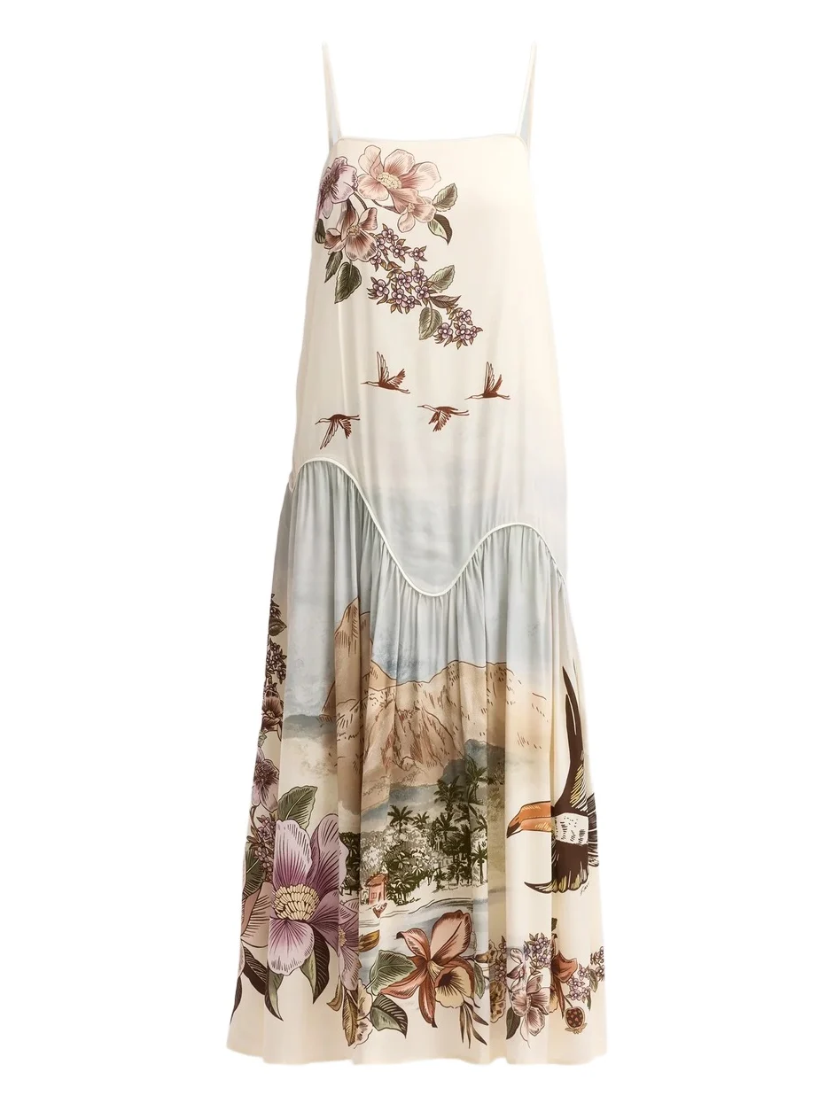Women's Toile De Rio Printed Maxi Dress