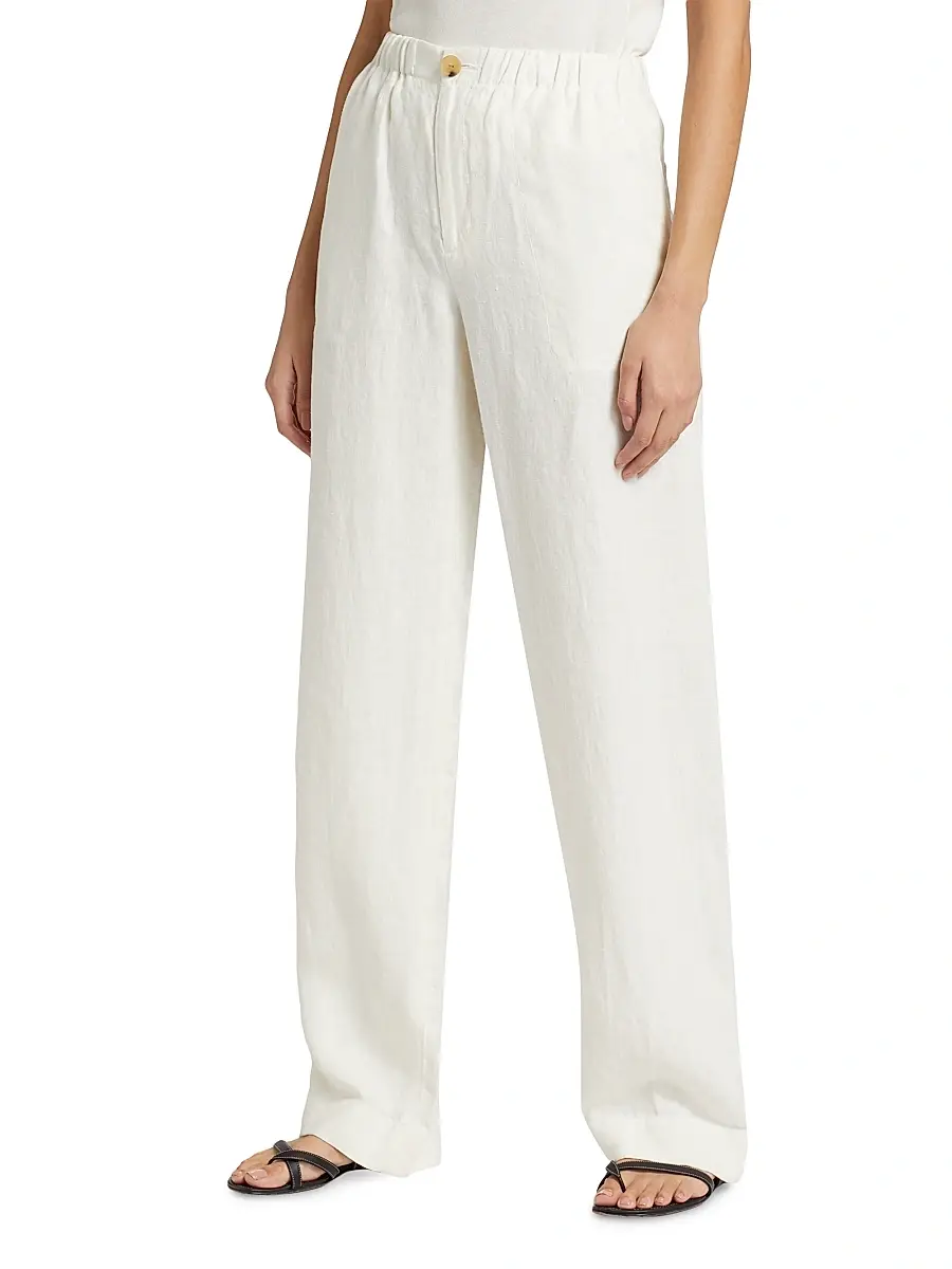 Vince Women's Utility Hemp Straight-Leg Pants | Thumbnail 4 Vince Women's Utility Hemp Straight-Leg Pants | Thumbnail 4