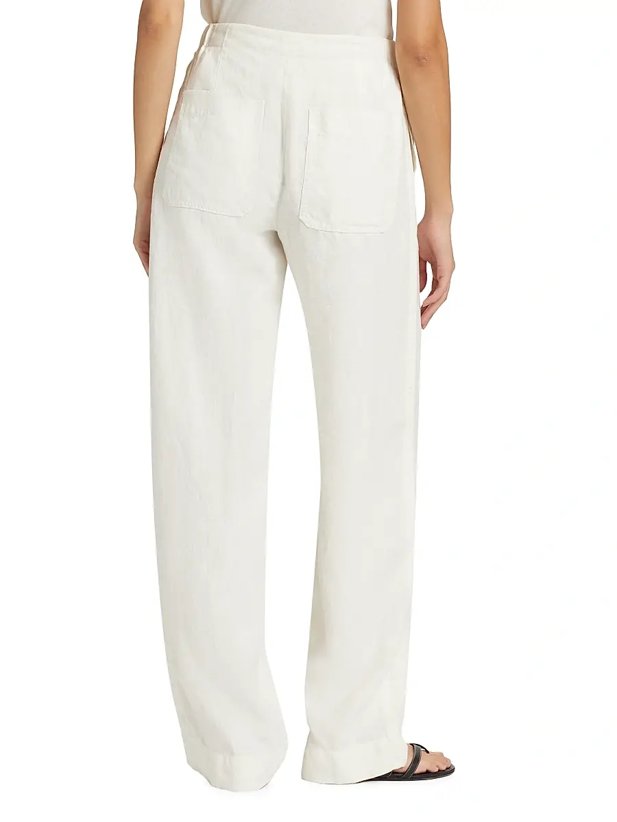Vince Women's Utility Hemp Straight-Leg Pants | Thumbnail 5 Vince Women's Utility Hemp Straight-Leg Pants | Thumbnail 5