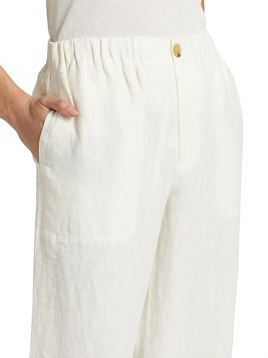 Vince Women's Utility Hemp Straight-Leg Pants | Thumbnail 6 Vince Women's Utility Hemp Straight-Leg Pants | Thumbnail 6