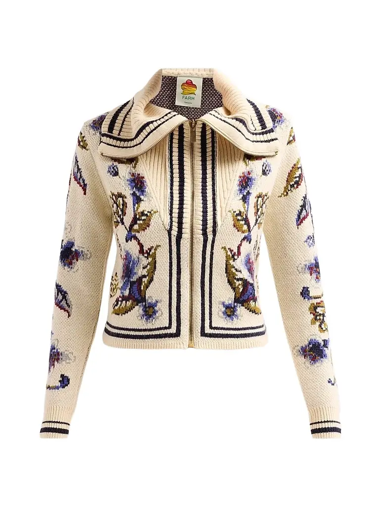 Women's Golden Nature Knit Cardigan Women's Golden Nature Knit Cardigan