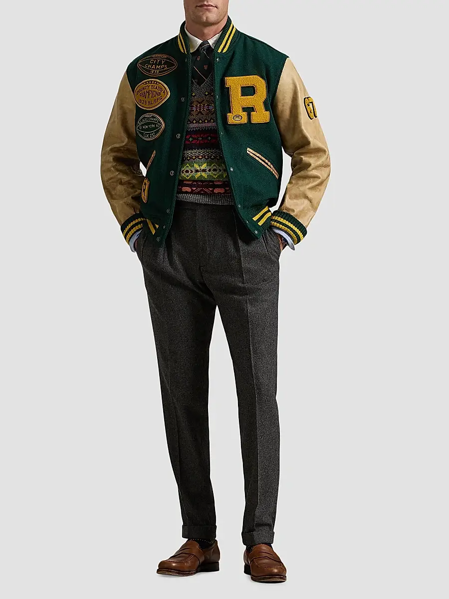 Polo Ralph Lauren Men's Pleated Wool Flannel Trousers | Thumbnail 2 Polo Ralph Lauren Men's Pleated Wool Flannel Trousers | Thumbnail 2