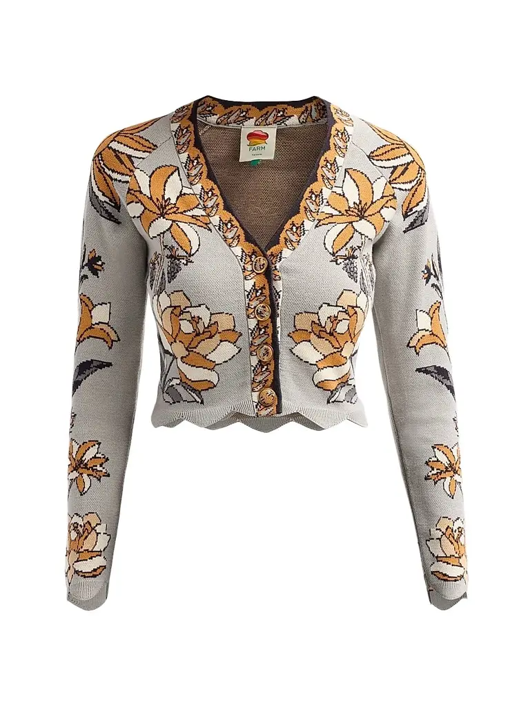 Women's Stained Glass Beauty Cardigan Women's Stained Glass Beauty Cardigan