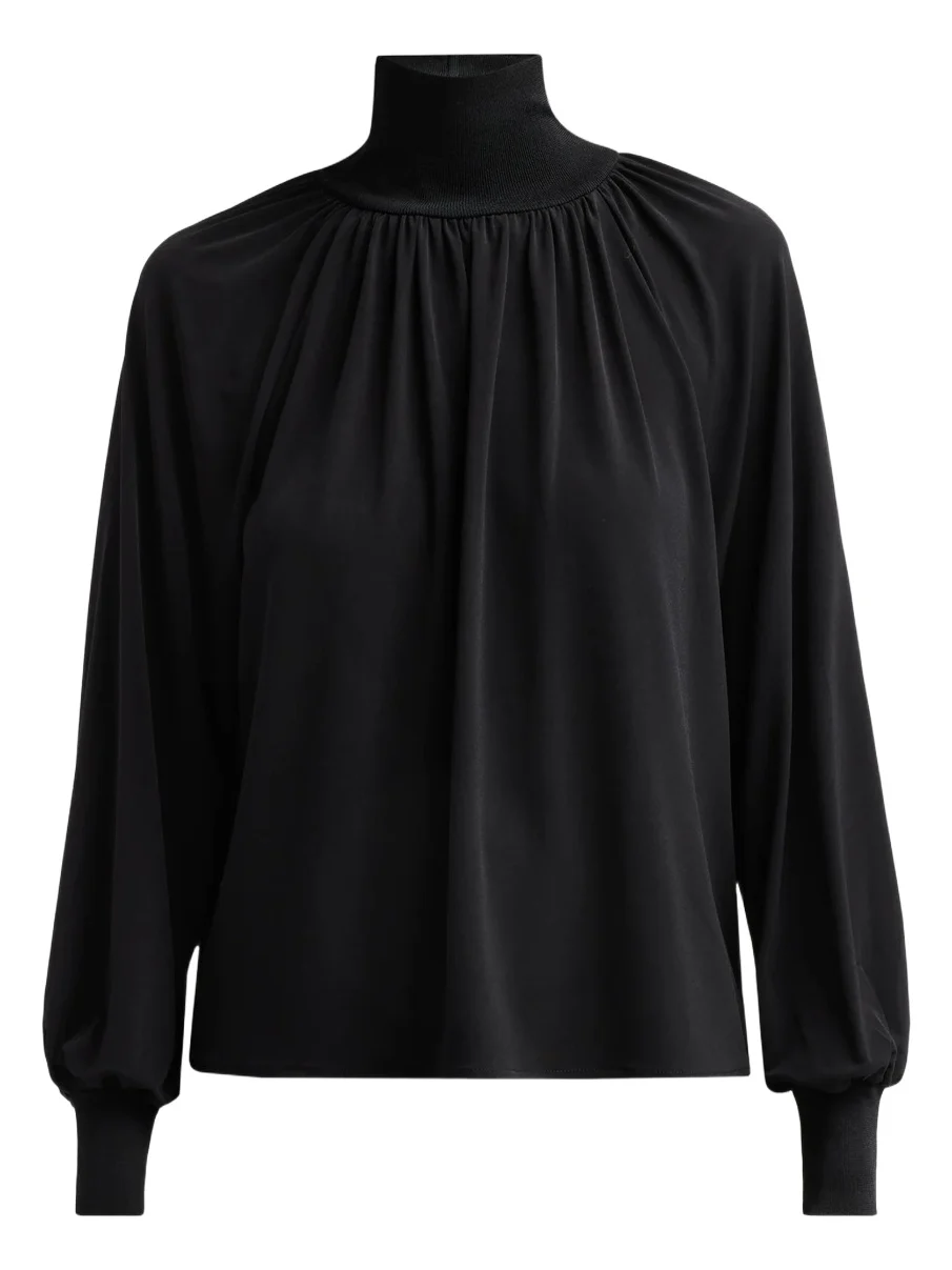 Women's Gathered Turtleneck Top Women's Gathered Turtleneck Top