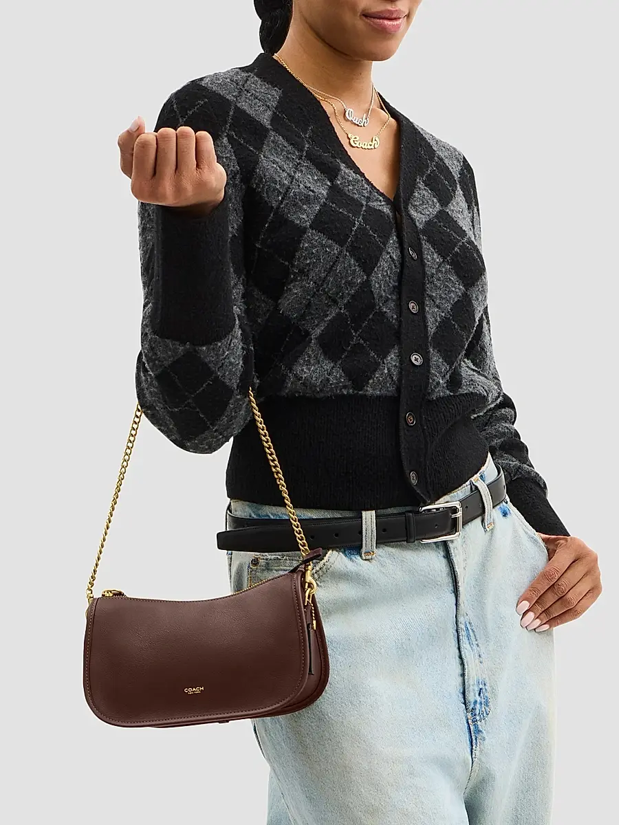 Coach Women's Waverly Leather Shoulder Bag | Thumbnail 2 Coach Women's Waverly Leather Shoulder Bag | Thumbnail 2