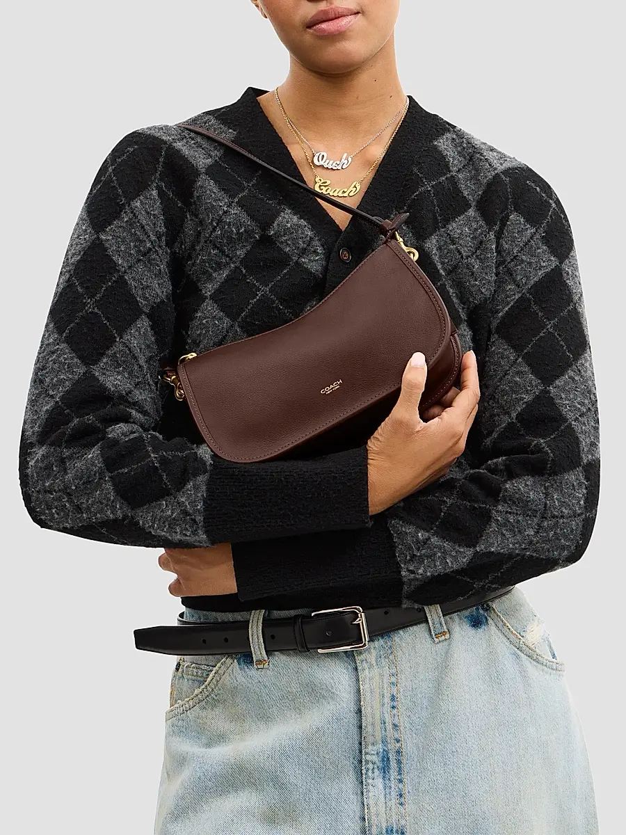 Coach Women's Waverly Leather Shoulder Bag | Thumbnail 4 Coach Women's Waverly Leather Shoulder Bag | Thumbnail 4