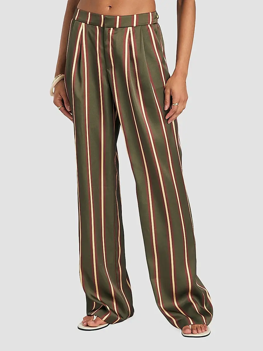 SEROYA Women's Marlowe Shadow Striped Pants | Thumbnail 6