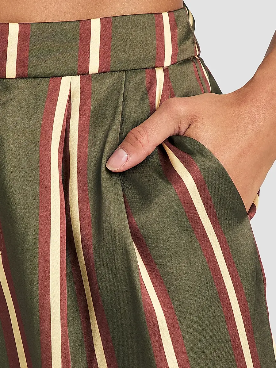 SEROYA Women's Marlowe Shadow Striped Pants | Thumbnail 7