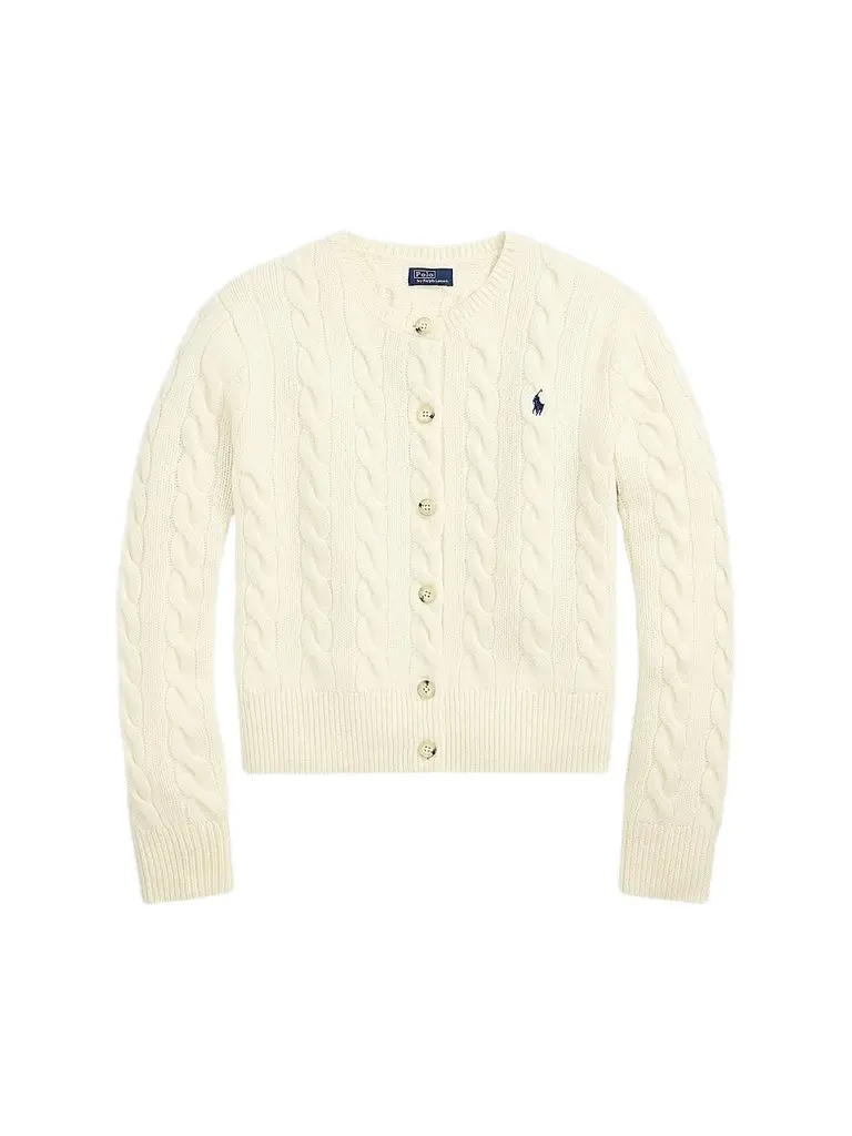 Women's Cable-Knit Wool-Cashmere Cardigan Women's Cable-Knit Wool-Cashmere Cardigan
