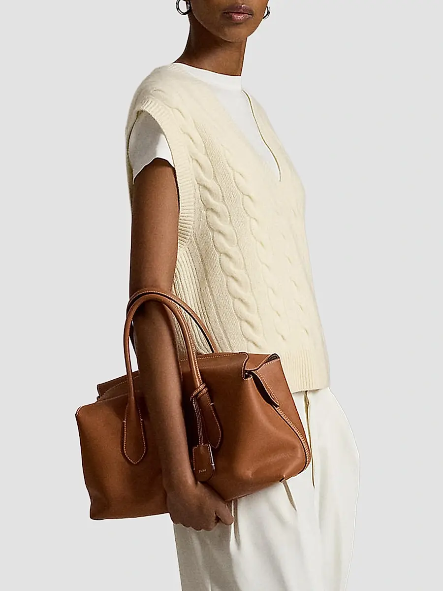 Polo Ralph Lauren Women's Cable-Knit Wool-Cashmere Sweater Vest | Thumbnail 5 Polo Ralph Lauren Women's Cable-Knit Wool-Cashmere Sweater Vest | Thumbnail 5