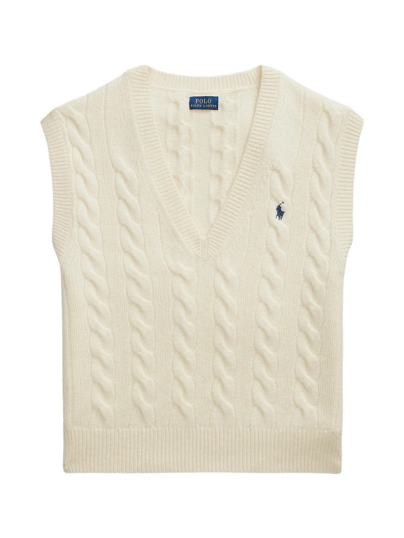 Women's Cable-Knit Wool-Cashmere Sweater Vest Women's Cable-Knit Wool-Cashmere Sweater Vest
