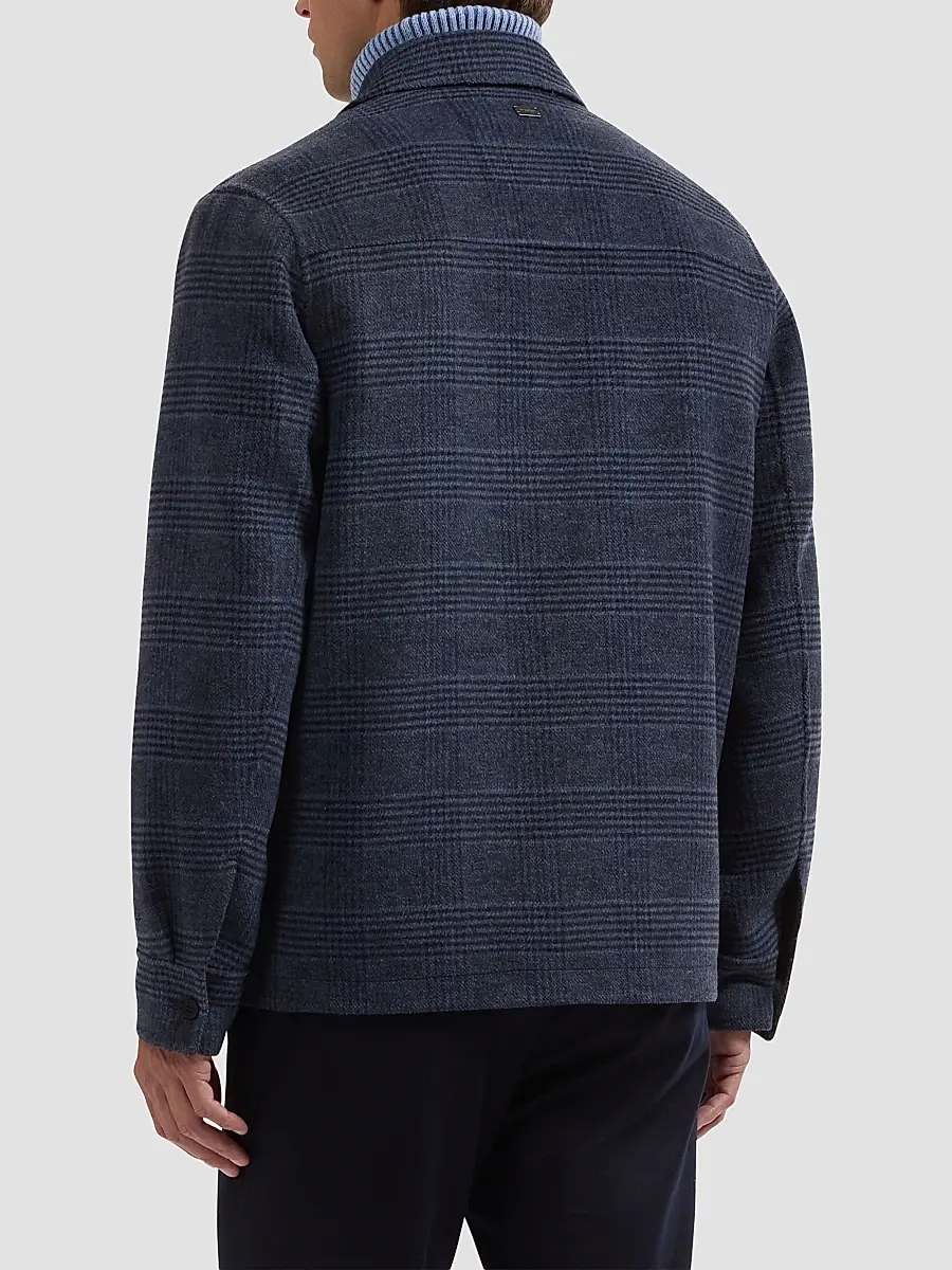 Bugatchi Men's Plaid Wool-Blend Jacket | Thumbnail 3