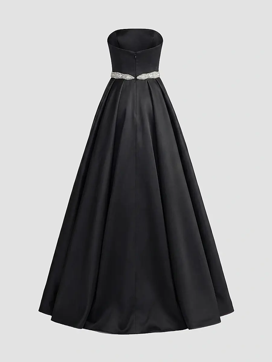 Mac Duggal Women's Evening Strapless Satin Gown | Thumbnail 5 Mac Duggal Women's Evening Strapless Satin Gown | Thumbnail 5